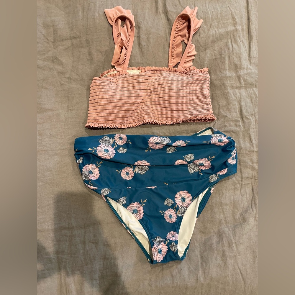 Maternity Floral Bikini Set